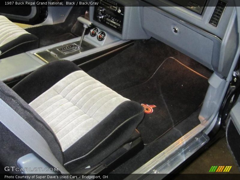 Black / Black/Gray 1987 Buick Regal Grand National