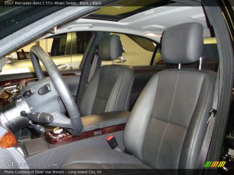 Black / Black 2007 Mercedes-Benz S 550 4Matic Sedan