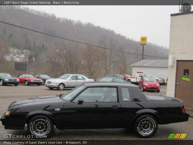 Black / Black/Gray 1987 Buick Regal Grand National