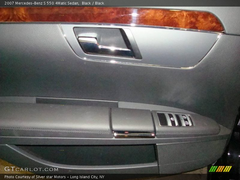 Black / Black 2007 Mercedes-Benz S 550 4Matic Sedan