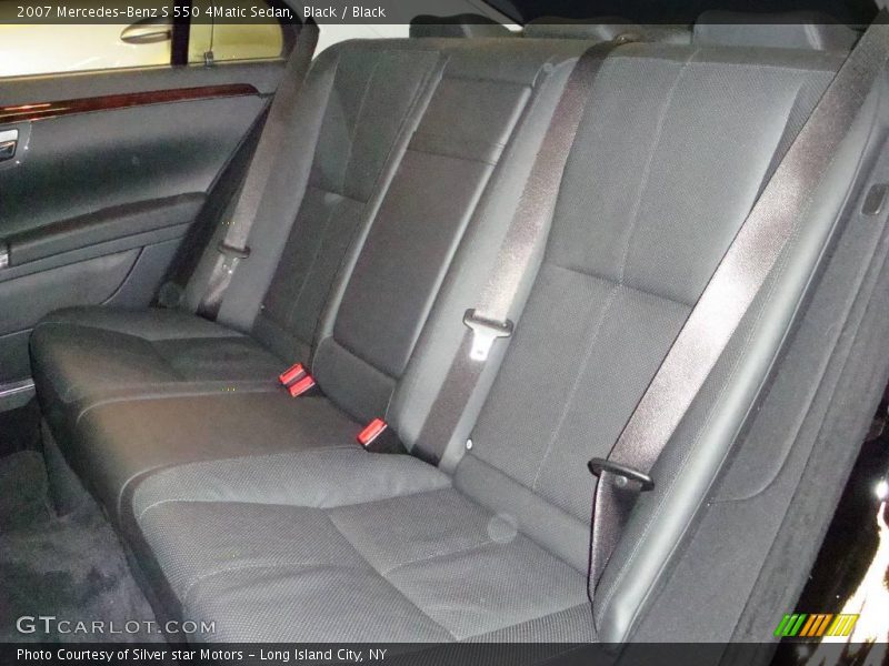 Black / Black 2007 Mercedes-Benz S 550 4Matic Sedan