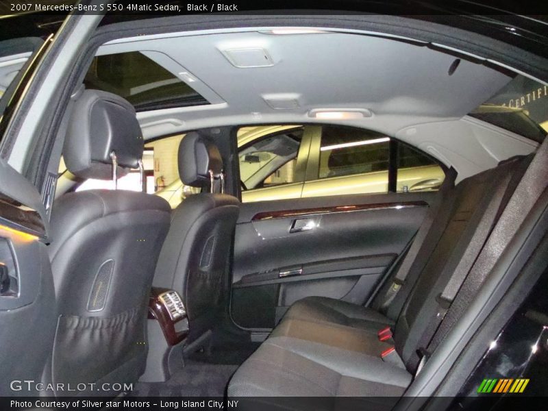 Black / Black 2007 Mercedes-Benz S 550 4Matic Sedan