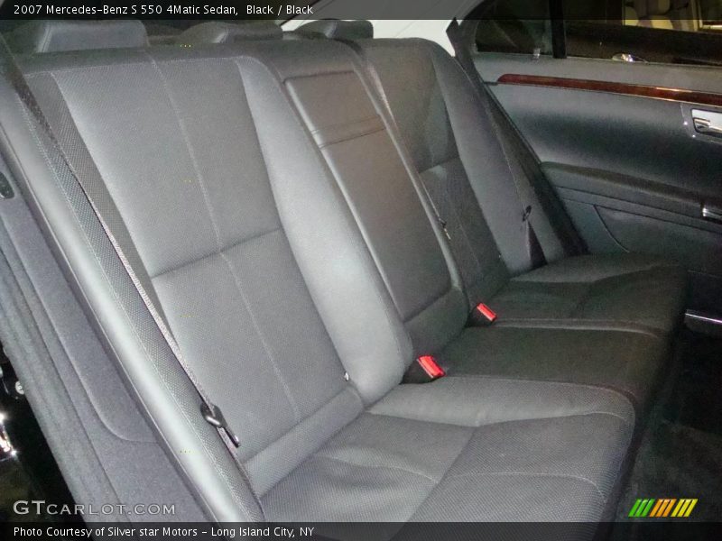 Black / Black 2007 Mercedes-Benz S 550 4Matic Sedan