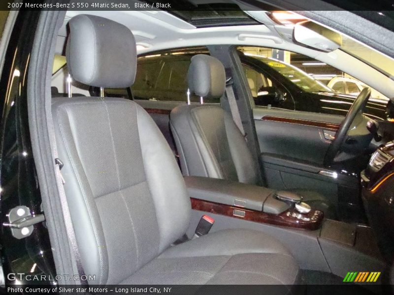 Black / Black 2007 Mercedes-Benz S 550 4Matic Sedan