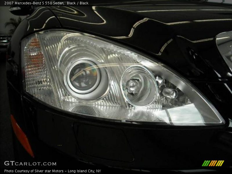 Black / Black 2007 Mercedes-Benz S 550 Sedan