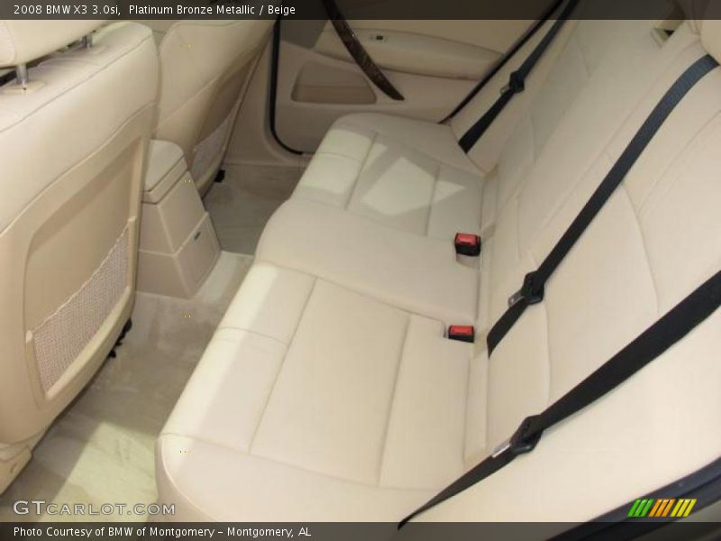 Platinum Bronze Metallic / Beige 2008 BMW X3 3.0si