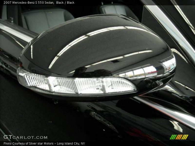 Black / Black 2007 Mercedes-Benz S 550 Sedan