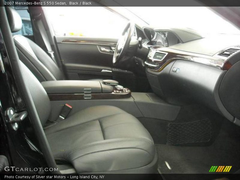 Black / Black 2007 Mercedes-Benz S 550 Sedan