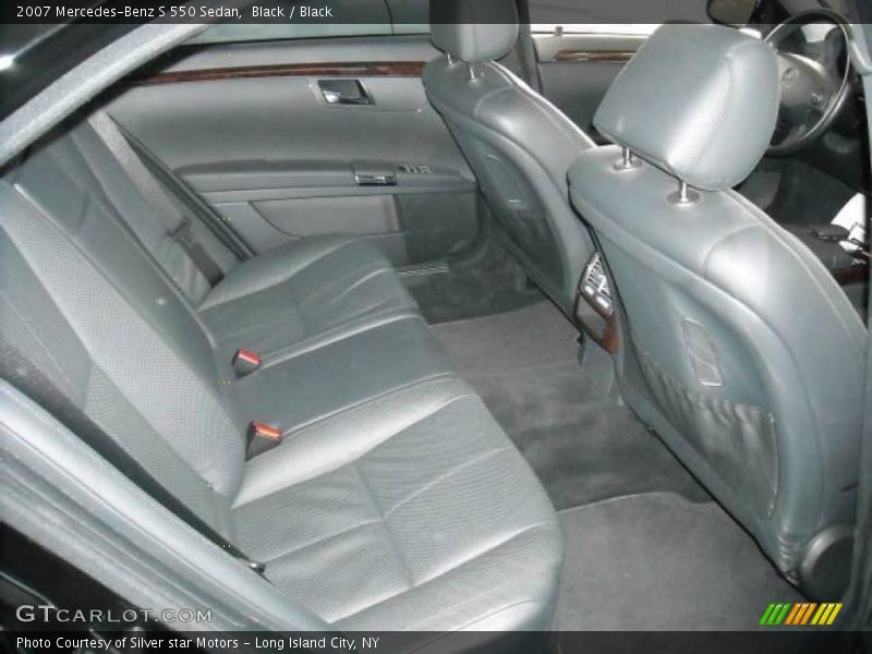 Black / Black 2007 Mercedes-Benz S 550 Sedan