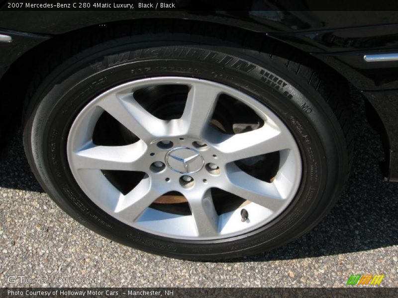 Black / Black 2007 Mercedes-Benz C 280 4Matic Luxury