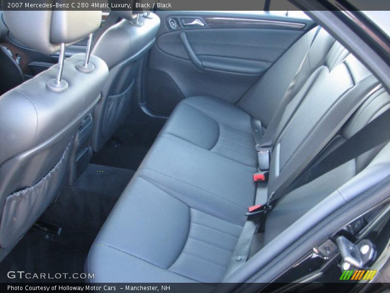 Black / Black 2007 Mercedes-Benz C 280 4Matic Luxury