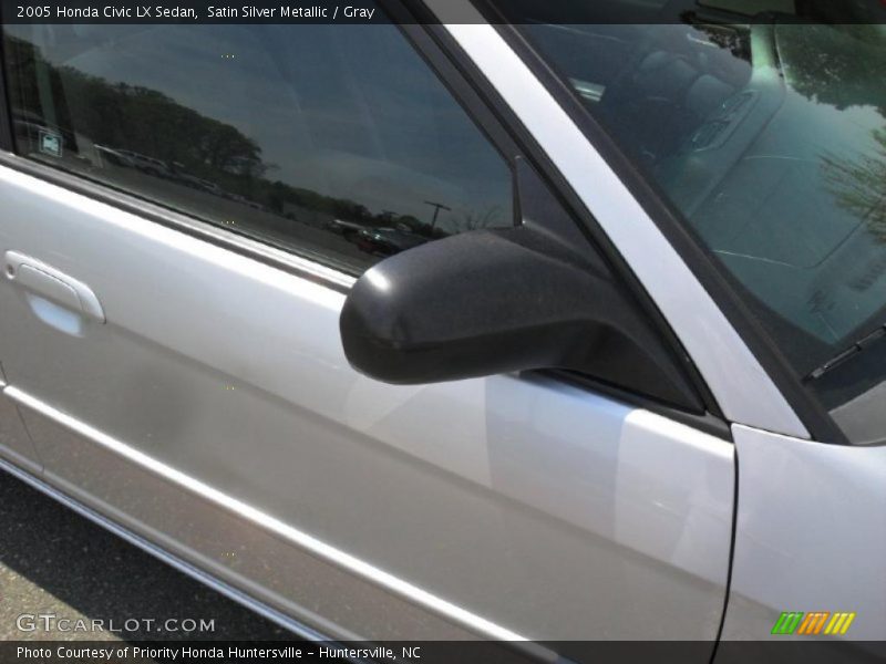Satin Silver Metallic / Gray 2005 Honda Civic LX Sedan
