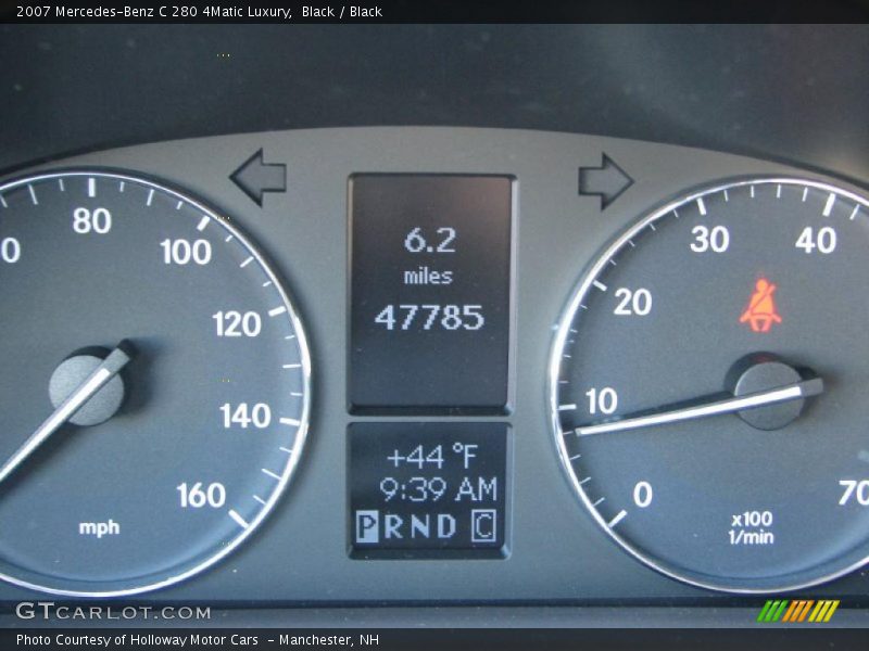 Black / Black 2007 Mercedes-Benz C 280 4Matic Luxury