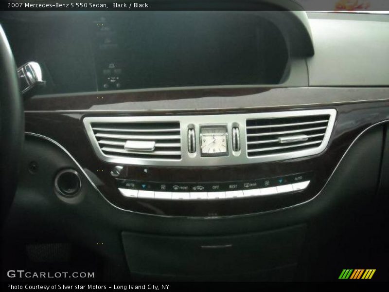 Black / Black 2007 Mercedes-Benz S 550 Sedan
