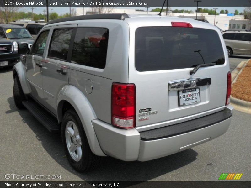 Bright Silver Metallic / Dark Slate Gray/Light Slate Gray 2007 Dodge Nitro SLT