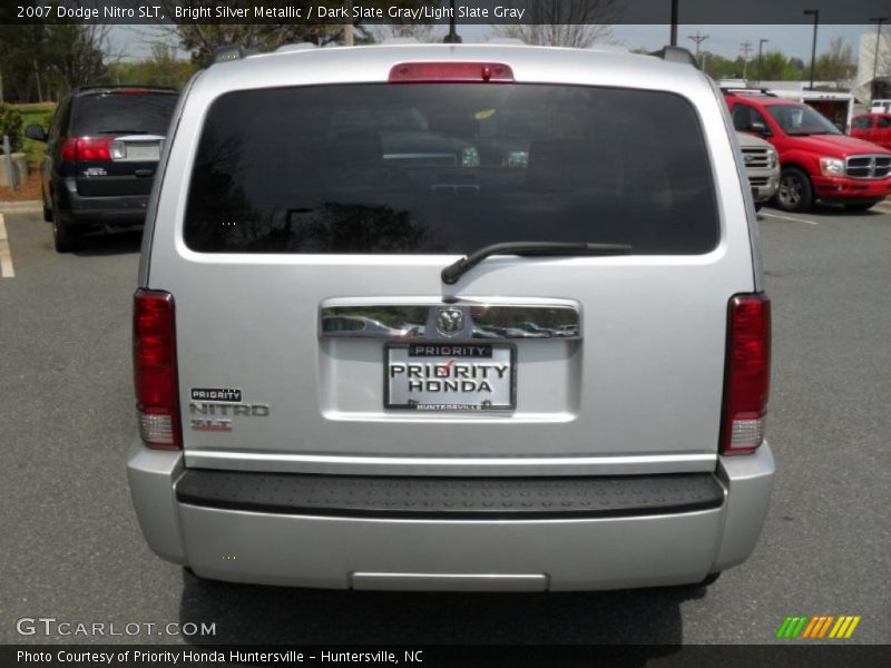Bright Silver Metallic / Dark Slate Gray/Light Slate Gray 2007 Dodge Nitro SLT