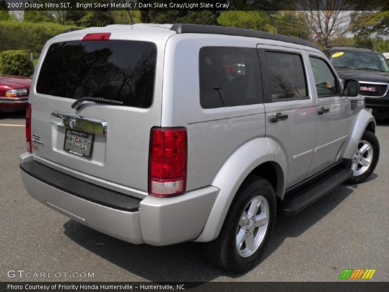 Bright Silver Metallic / Dark Slate Gray/Light Slate Gray 2007 Dodge Nitro SLT