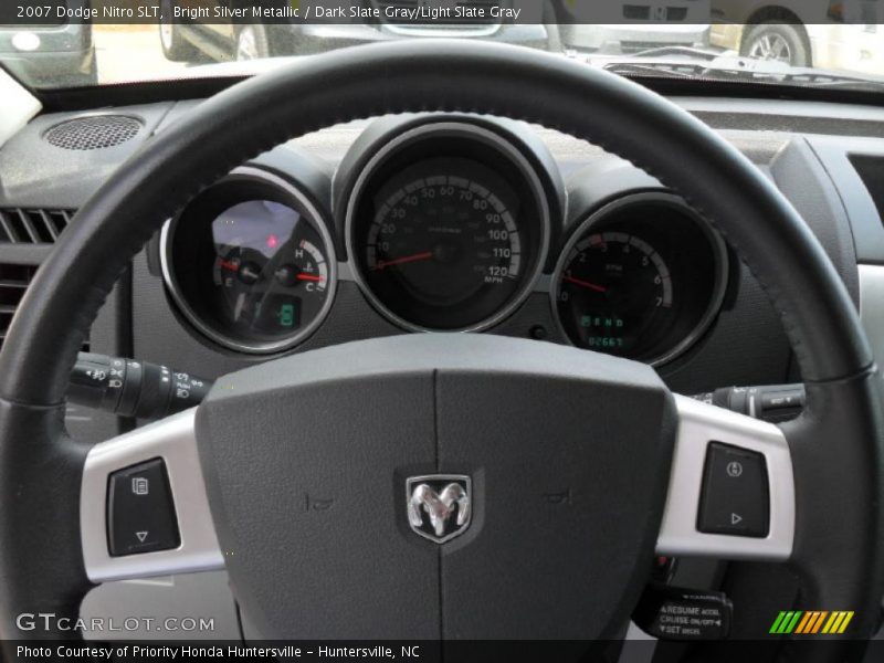 Bright Silver Metallic / Dark Slate Gray/Light Slate Gray 2007 Dodge Nitro SLT
