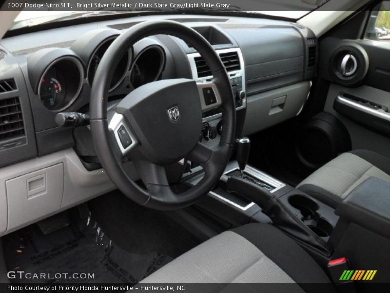Bright Silver Metallic / Dark Slate Gray/Light Slate Gray 2007 Dodge Nitro SLT