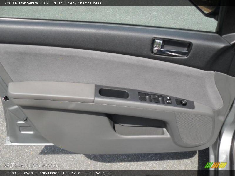 Brilliant Silver / Charcoal/Steel 2008 Nissan Sentra 2.0 S