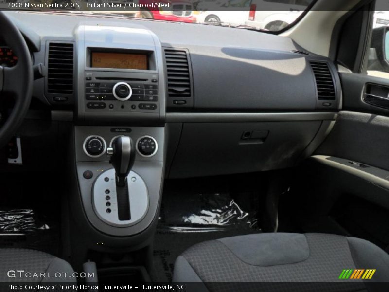 Brilliant Silver / Charcoal/Steel 2008 Nissan Sentra 2.0 S