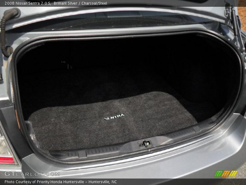 Brilliant Silver / Charcoal/Steel 2008 Nissan Sentra 2.0 S