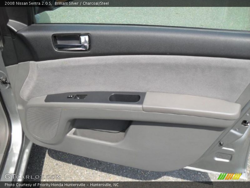 Brilliant Silver / Charcoal/Steel 2008 Nissan Sentra 2.0 S