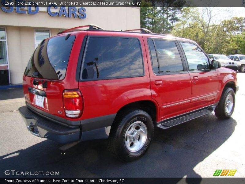 Bright Red Clearcoat / Medium Graphite Grey 1999 Ford Explorer XLT 4x4