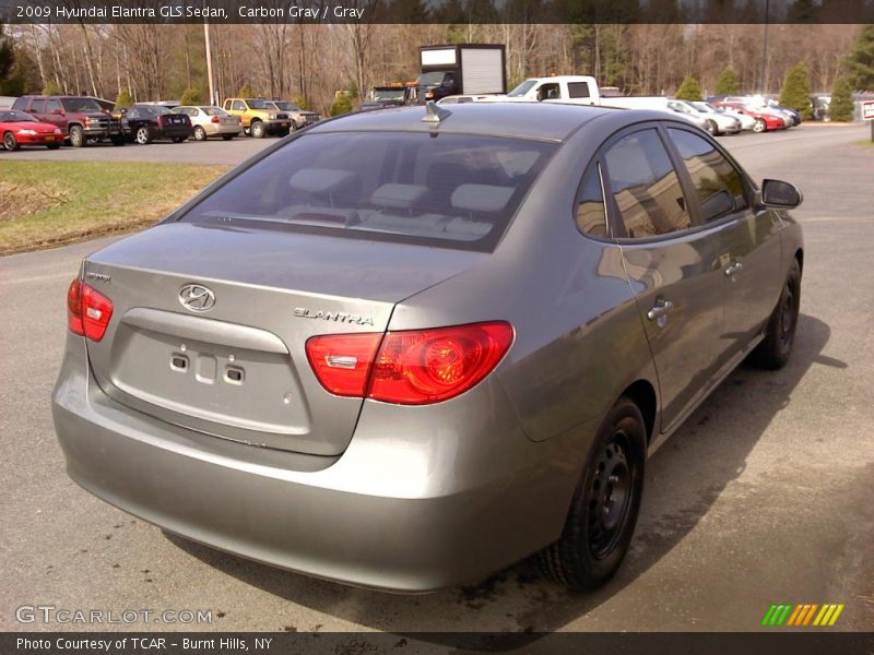 Carbon Gray / Gray 2009 Hyundai Elantra GLS Sedan