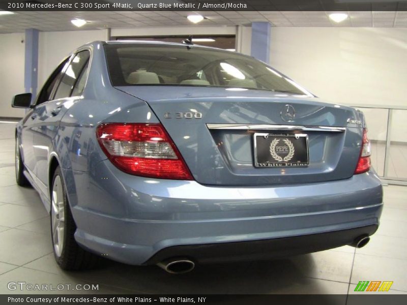 Quartz Blue Metallic / Almond/Mocha 2010 Mercedes-Benz C 300 Sport 4Matic