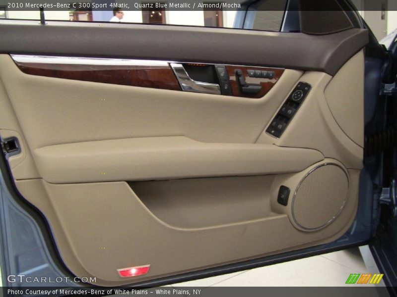 Quartz Blue Metallic / Almond/Mocha 2010 Mercedes-Benz C 300 Sport 4Matic