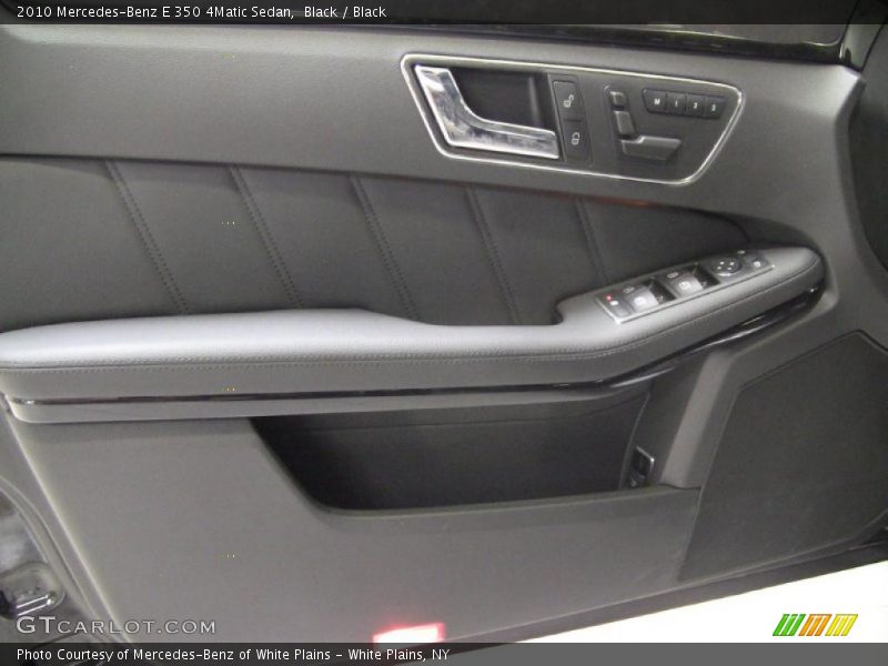 Black / Black 2010 Mercedes-Benz E 350 4Matic Sedan