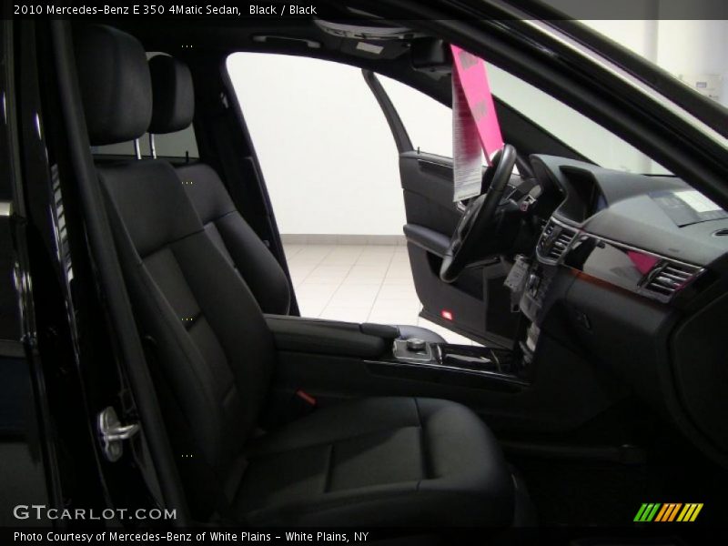 Black / Black 2010 Mercedes-Benz E 350 4Matic Sedan