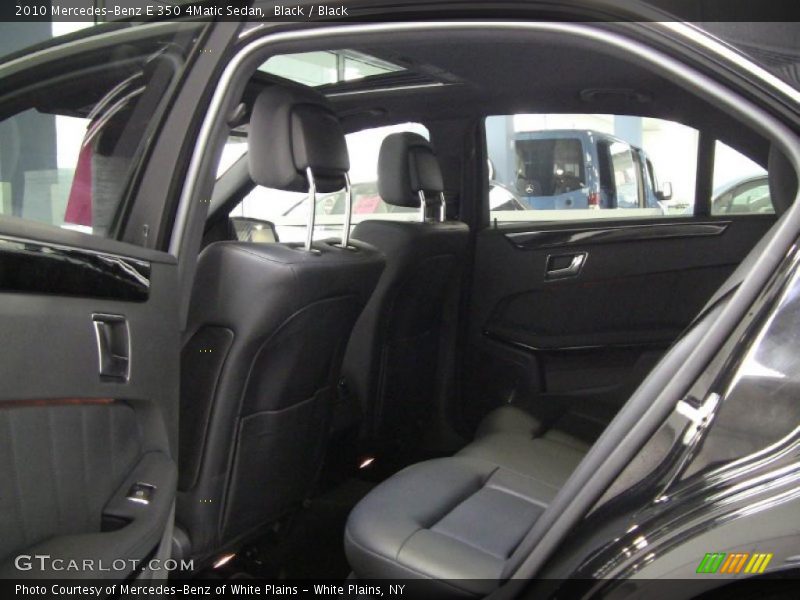 Black / Black 2010 Mercedes-Benz E 350 4Matic Sedan