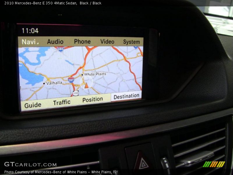 Black / Black 2010 Mercedes-Benz E 350 4Matic Sedan