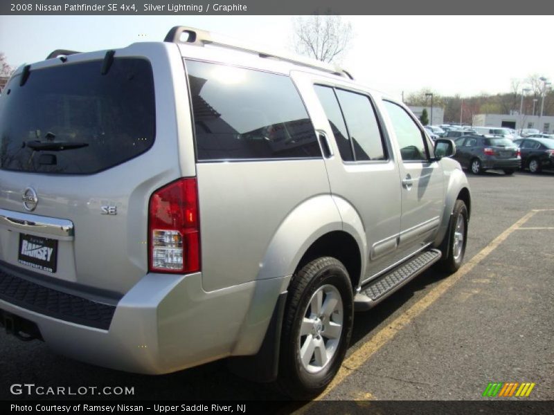 Silver Lightning / Graphite 2008 Nissan Pathfinder SE 4x4