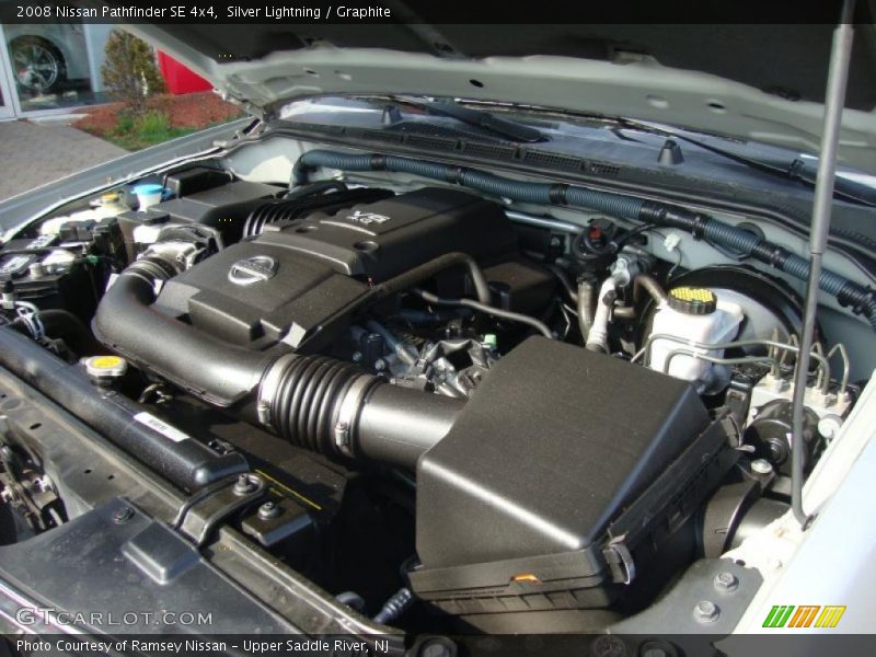 Silver Lightning / Graphite 2008 Nissan Pathfinder SE 4x4