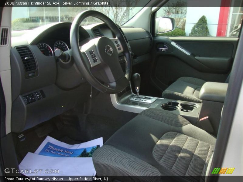 Silver Lightning / Graphite 2008 Nissan Pathfinder SE 4x4