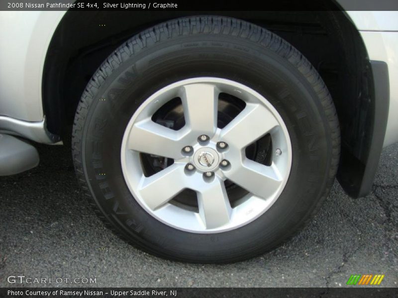 Silver Lightning / Graphite 2008 Nissan Pathfinder SE 4x4