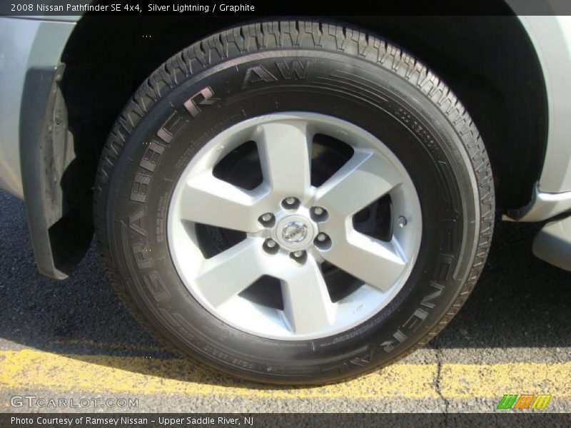 Silver Lightning / Graphite 2008 Nissan Pathfinder SE 4x4