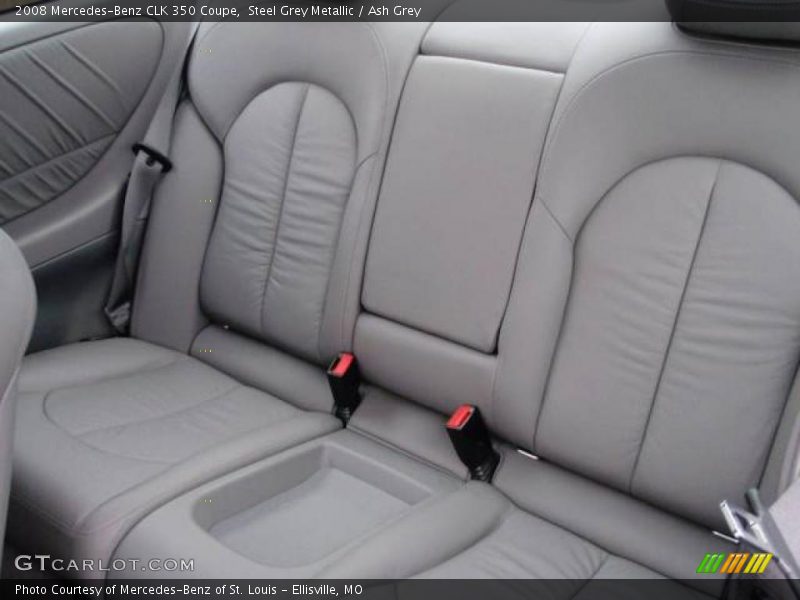 Steel Grey Metallic / Ash Grey 2008 Mercedes-Benz CLK 350 Coupe