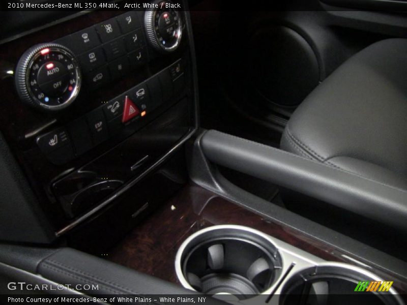 Arctic White / Black 2010 Mercedes-Benz ML 350 4Matic