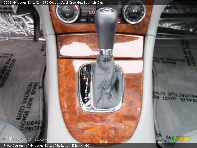 Steel Grey Metallic / Ash Grey 2008 Mercedes-Benz CLK 350 Coupe