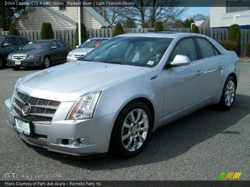 Radiant Silver / Light Titanium/Ebony 2009 Cadillac CTS 4 AWD Sedan