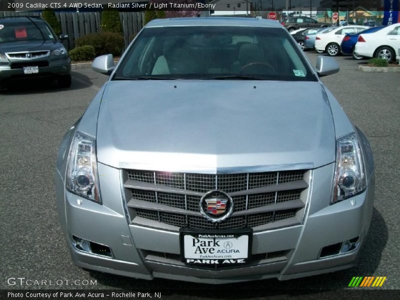 Radiant Silver / Light Titanium/Ebony 2009 Cadillac CTS 4 AWD Sedan