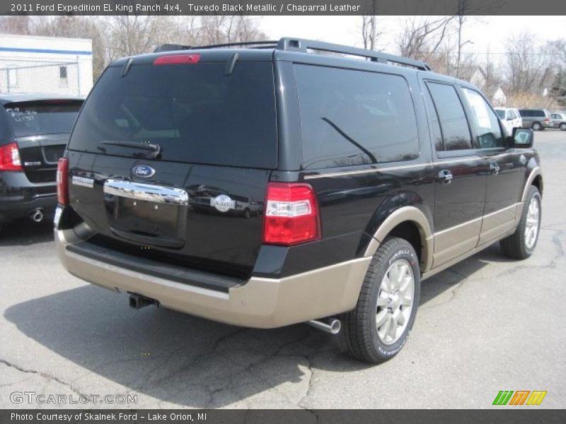 Tuxedo Black Metallic / Chaparral Leather 2011 Ford Expedition EL King Ranch 4x4