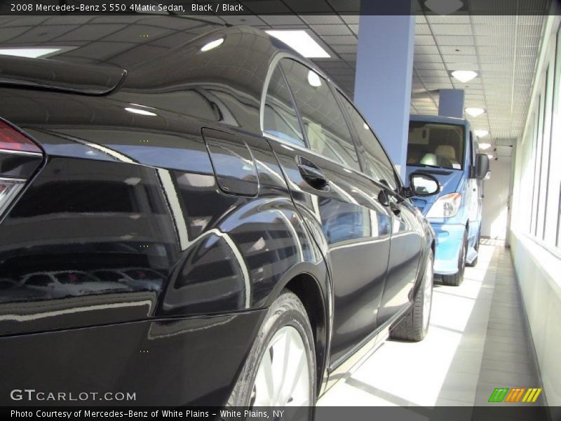 Black / Black 2008 Mercedes-Benz S 550 4Matic Sedan