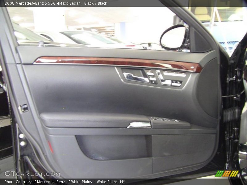 Black / Black 2008 Mercedes-Benz S 550 4Matic Sedan