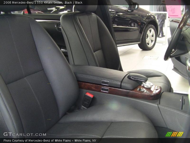 Black / Black 2008 Mercedes-Benz S 550 4Matic Sedan