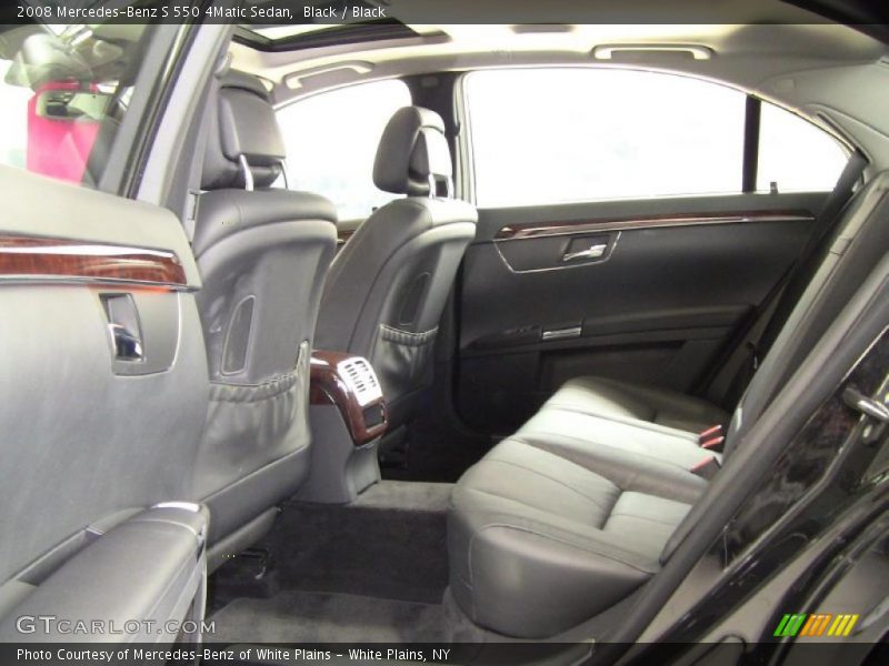 Black / Black 2008 Mercedes-Benz S 550 4Matic Sedan